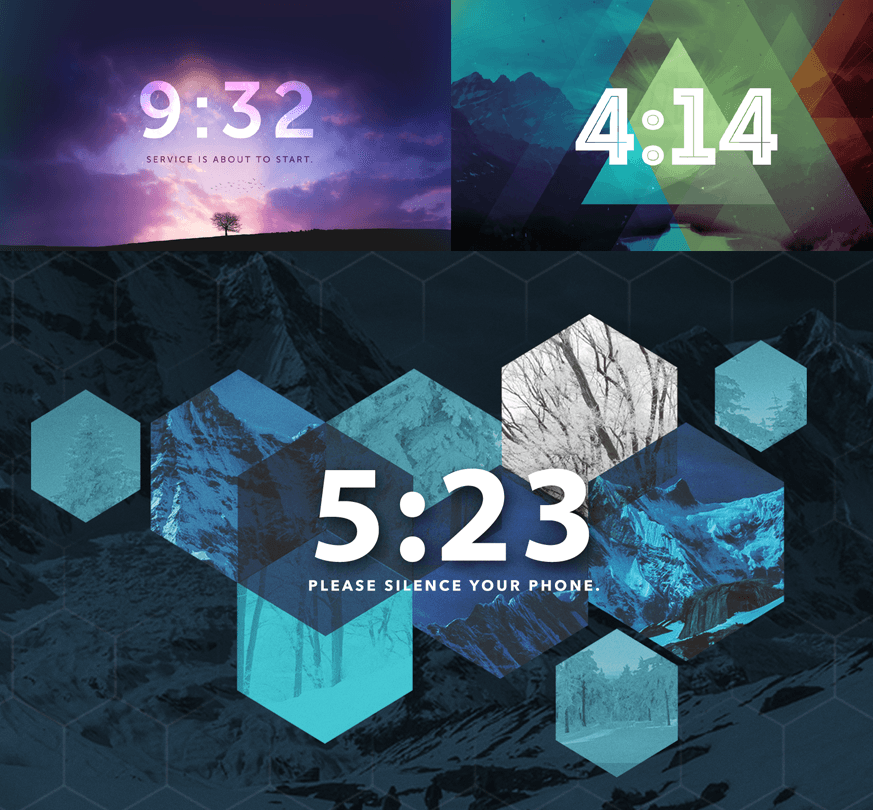 Create Custom Countdown Timers inside Sharefaith Presenter