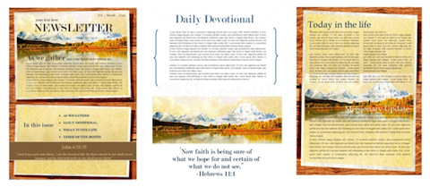 The Power Of A Printable Newsletter Template Sharefaith Magazine