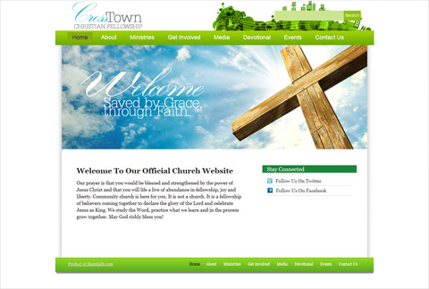 Elegant Church Website