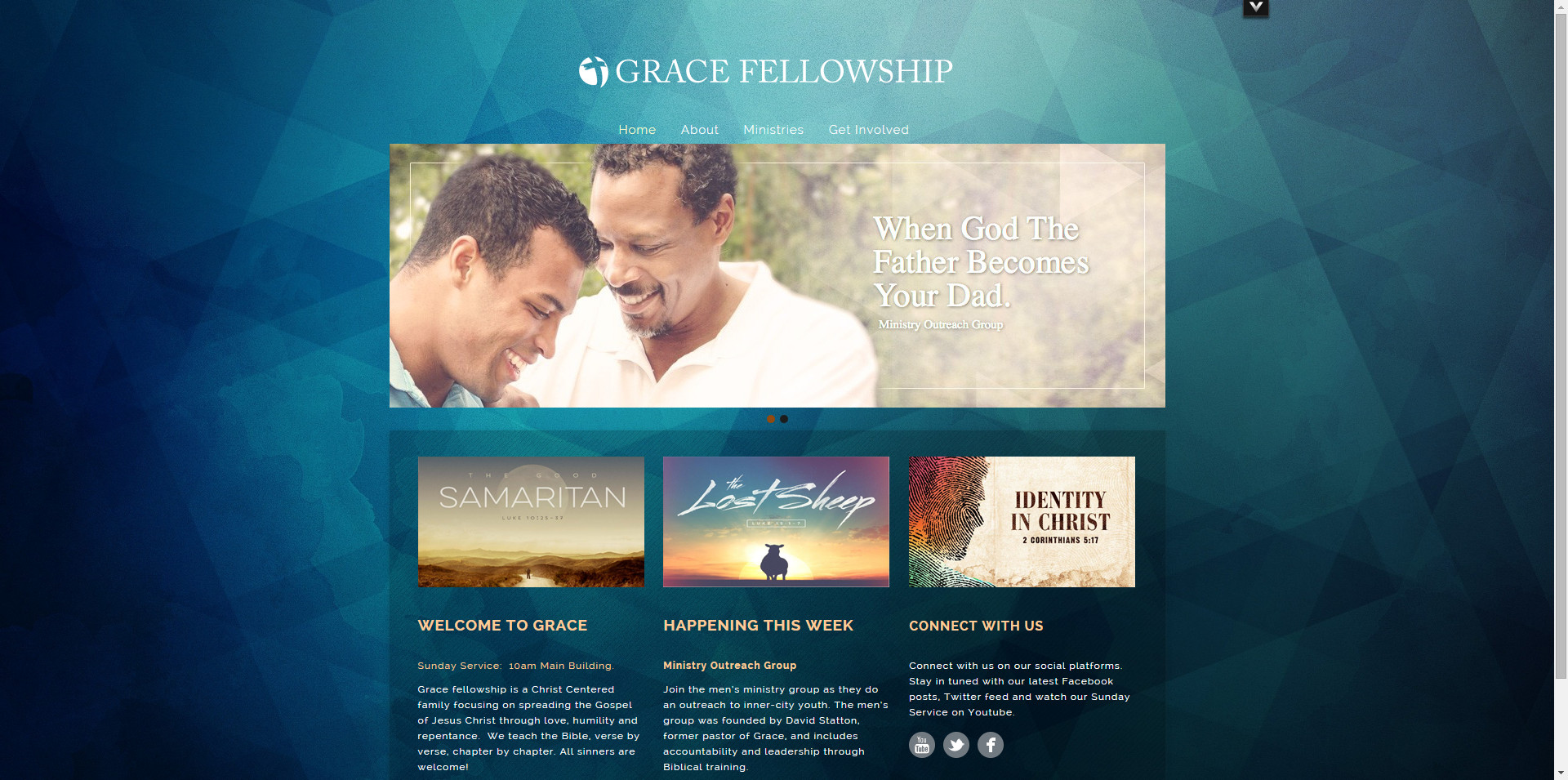 Blue Prism Church Website Template