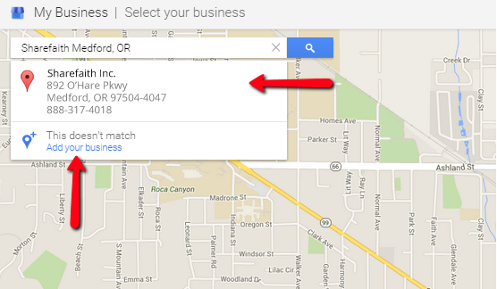 Google My Business For Churches - Map