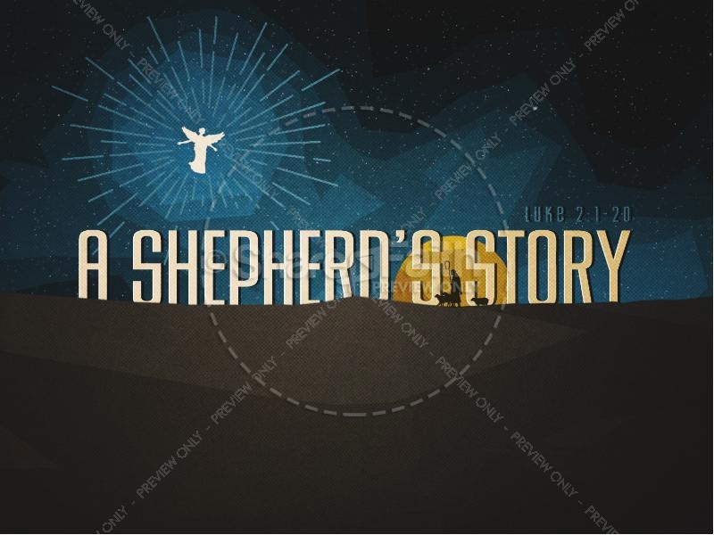A Shepards Story Nativity Graphic