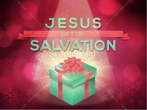 Jesus Gift of Salvation PowerPoint Graphic