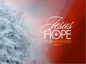 Jesus Hope for Mankind PowerPoint Graphic