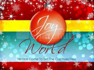 Joy to the World PowerPoint Graphic