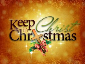 Keep Christ in Christmas PowerPoint Graphic