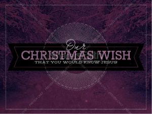 Our Christmas Wish PowerPoint Graphic