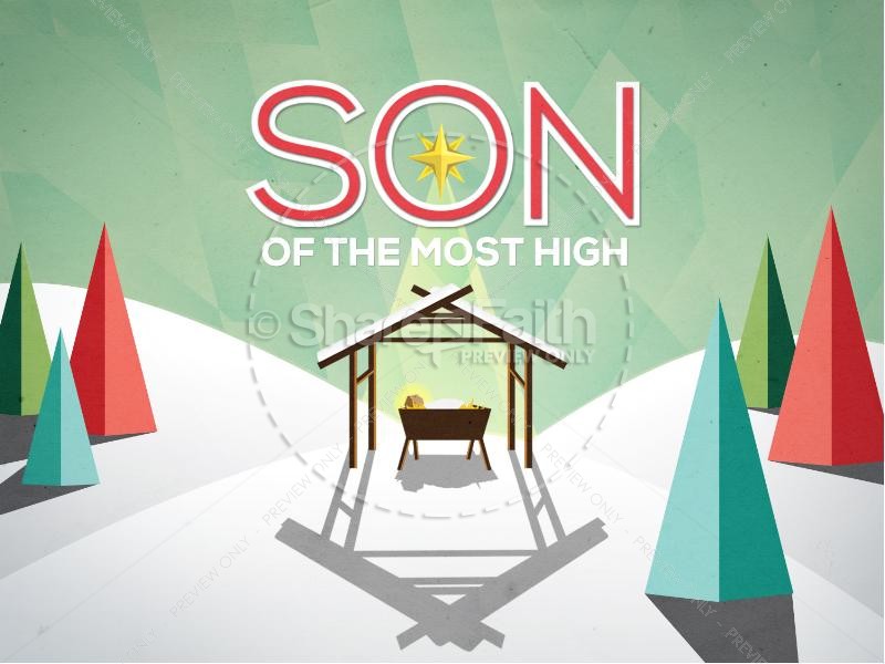 Son of the Most High Nativity Graphic