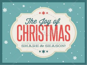 The Joy of Christmas PowerPoint Graphic