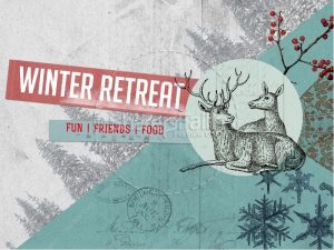 Winter Retreat PowerPoint Graphic