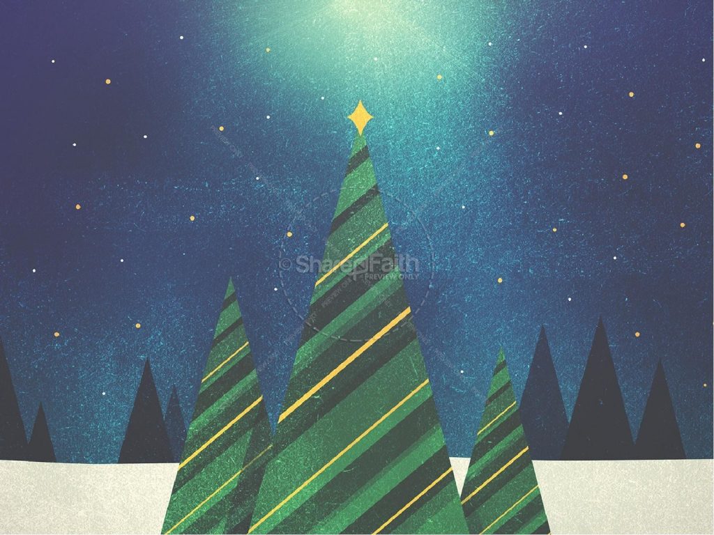 Merry Christmas Tree christmas worship backgrounds