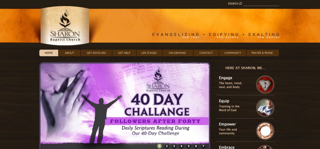 Sharon Baptist Church Website