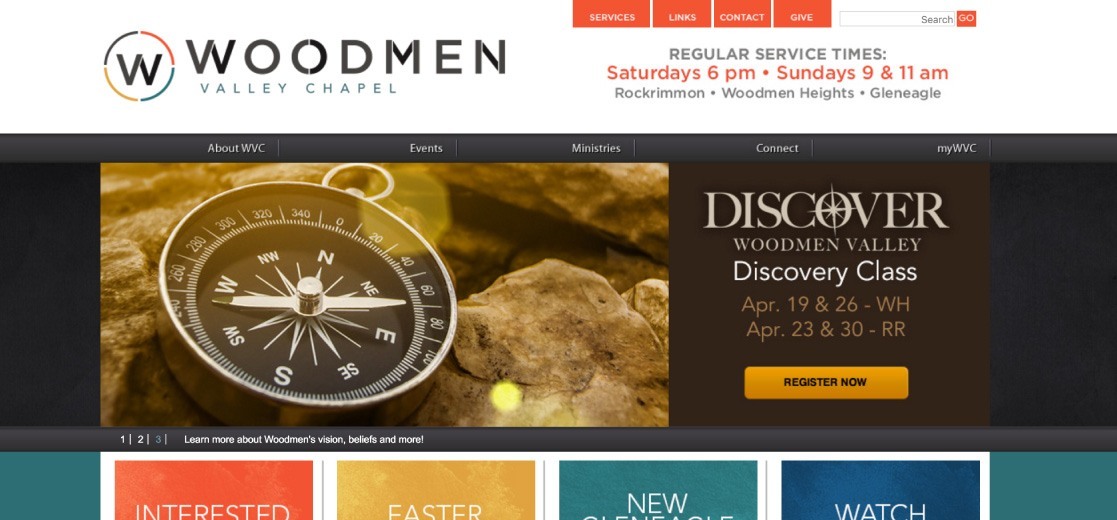 Woodmen Valley Chapel Church Website
