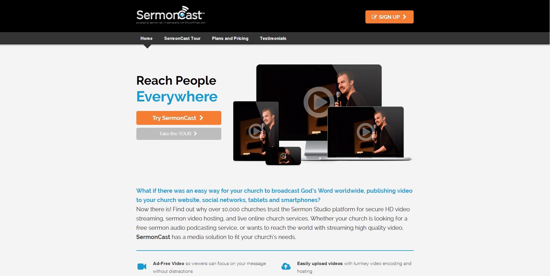 sermoncast - Live Church Streaming