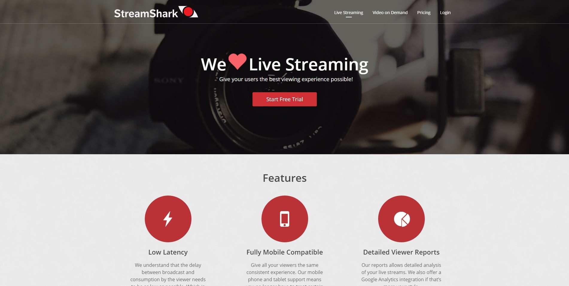 streamshark - Live Streaming Service for Church