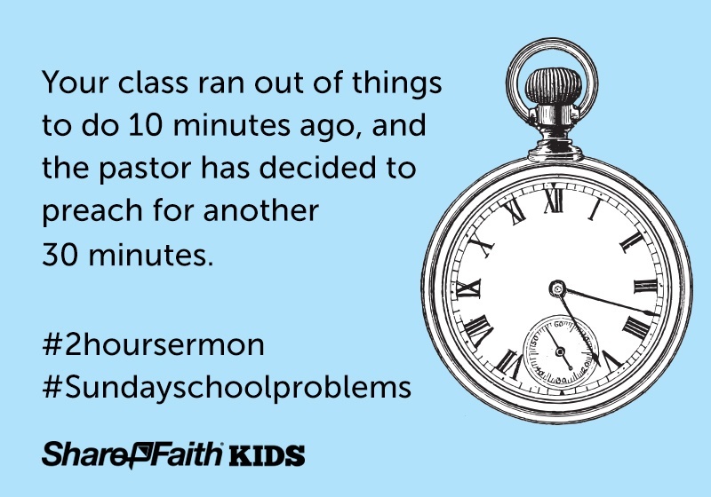 Church Humor - Sunday School Problems 9