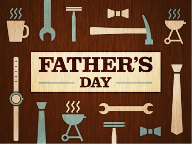Christian Father's Day Media - Father's Day Tools and Gear PowerPoint Template 