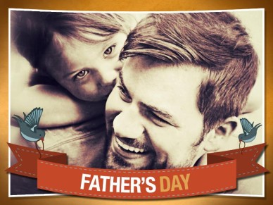 Christian Father's Day Media - Father's Day Love PowerPoint Template
