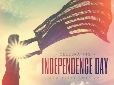 4th of July Church Graphics - Independence Day Flag Religious PowerPoint