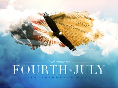 4th of July Church Graphics - American Independence Day Church PowerPoint
