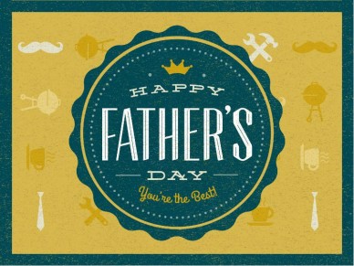 Christian Father's Day Media -Happy Father's Day You're the Best Sermon PowerPoint Template