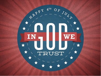 4th of July Church Graphics - In God We Trust Graphics for Church