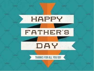 Christian Father's Day Media - Father's Day Thanks PowerPoint Template