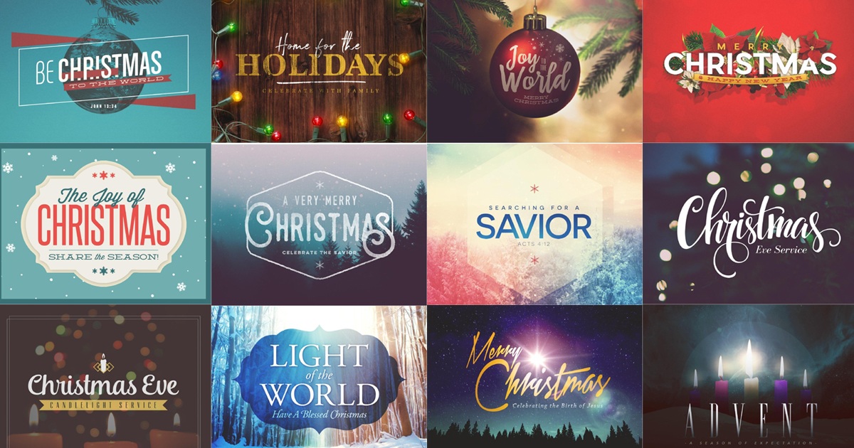 Top 25 Christmas Worship Backgrounds For Church