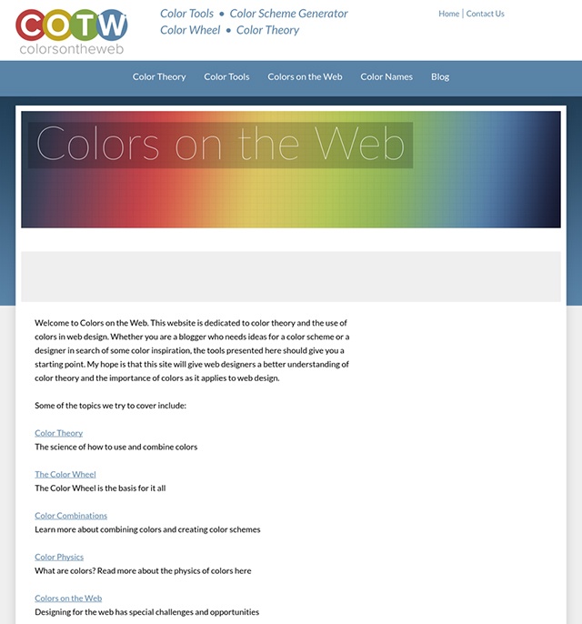 color palette generators - colorsontheweb