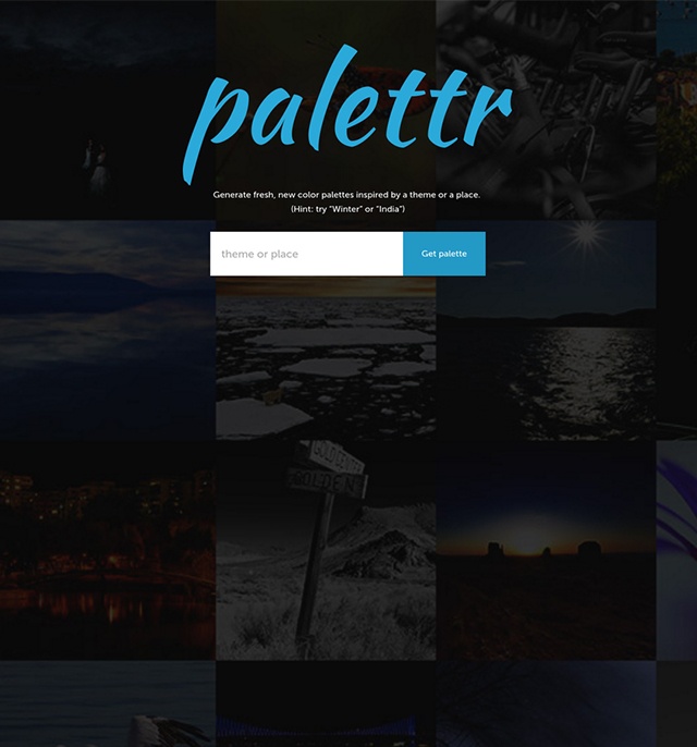 color palette generators - palettr