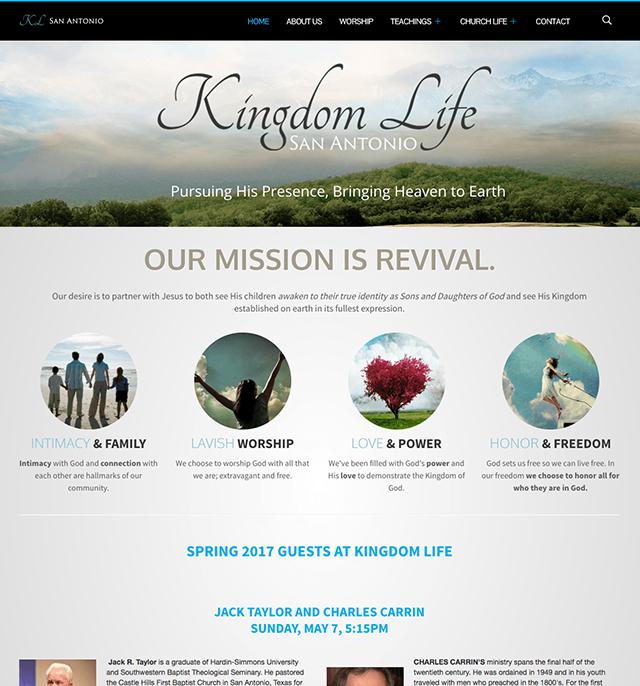 Kingdom Life Church Website