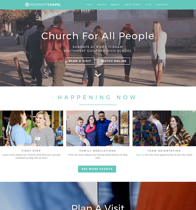 Piedmont Chapel Church Website