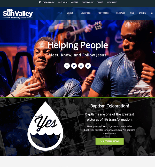 Sun Valley Community Church Website
