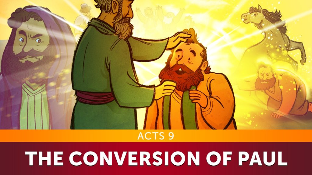 Acts 9 Paul's Conversion Kids Bible Lesson from the Top 100 Sunday School Lessons for Kids, Parents and Teachers.