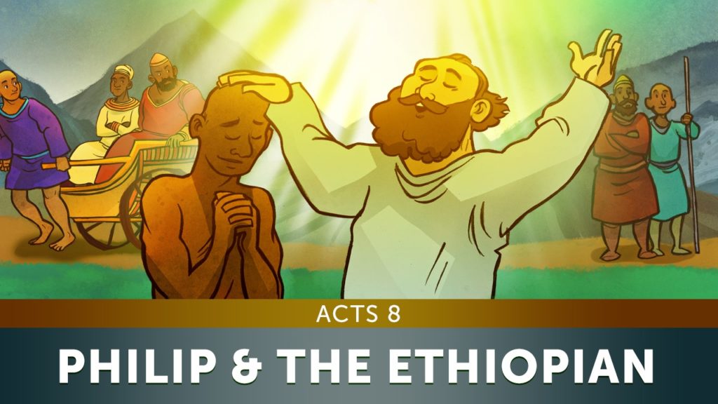 Acts 7 Philip and the Ethiopian Kids Bible Story from the Top 100 Sunday School Lessons for Kids, Parents and Teachers