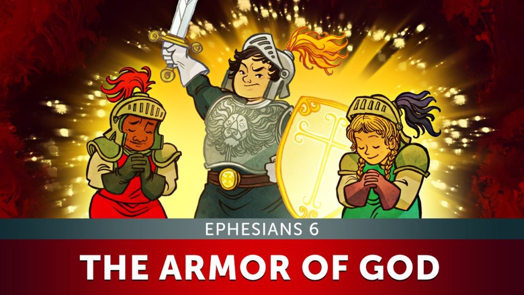 Ephesians 6 The Armor of God Kids Bible Lesson from the Top 100 Sunday School Lessons for Kids, Parents and Teachers.
