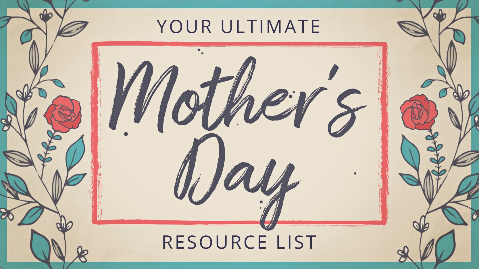 mothers day ideas for sunday school