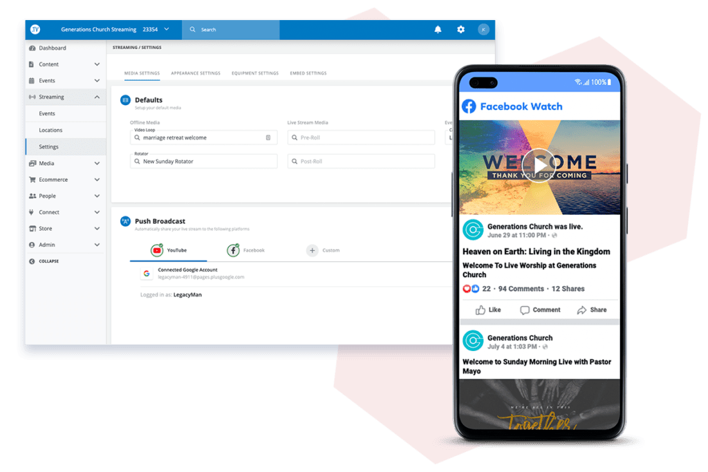 Stream to Your Website, App, & Social