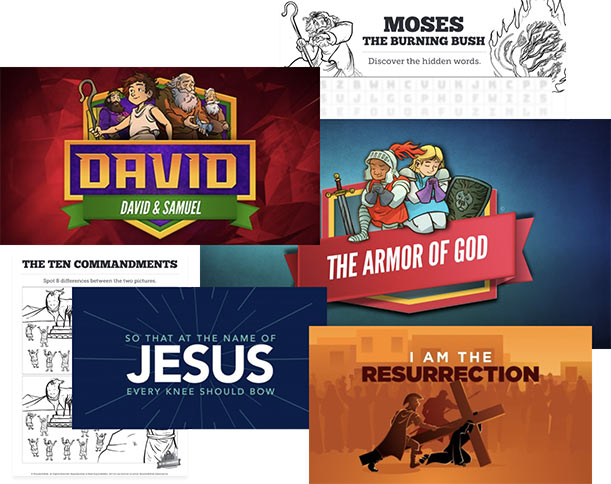 Digital Kids Bible Lessons graphic